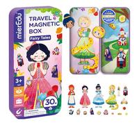 mierEdu Scatola da gioco magnetica da viaggio con fiaba, gioco magnetico a partire dai 3 anni, promuove l'immaginazione e la concentrazione, gioco da viaggio ideale con 2 scene e 34 magneti