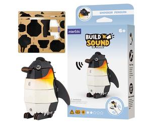 mierEdu - Soundwunder 3D PuzzleKaiserpinguin - Puzzle 3D con vero effetto sonoro per bambini dai 6 anni in su, giocattolo educativo, favorisce il pensiero logico