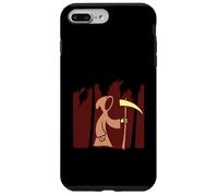 Mietitore Falce Death Frock Cartone animato Divertente Malvagio Fumetto Vacanza Custodia per iPhone 7 Plus/8 Plus