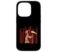 Mietitore Falce Death Frock Cartone animato Divertente Malvagio Fumetto Vacanza Custodia per iPhone 14 Pro