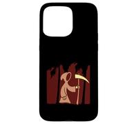Mietitore Falce Death Frock Cartone animato Divertente Malvagio Fumetto Vacanza Custodia per iPhone 15 Pro Max