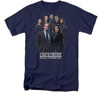 MIFCDBALE Law And Order Special Victims Unit Team Adult T-Shirt Man T-Shirt 100% Cotton Sleeve Shirt Navy Blue