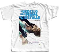 MIFCDBALE L'Uccello dalle Piume di Cristallo, Movie Poster, T-Shirt(White) all Mens T Shirt