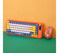 Miffy Tastiera Wireless Mouse Combo Set Bluetooth 5.0 3in1 Multi Pairing Carino