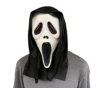MIFKLMV Ghostface Maschera Halloween, Horror Maschere Grido Maschera, Cosplay Fantasma Maschera, Testa Intera Horror, per Uomo e Donna Carnevale Halloween Feste in Maschera