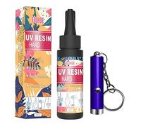 Mify Resina UV, resina epossidica trasparente a rapida indurimento, non tossica, dura trasparente, resina solare per gioielli fatti a mano, stampi fai da te, fusioni e rivestimenti.
