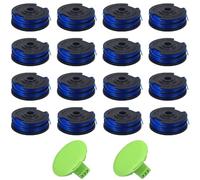 Mifyca 29082 29242 - Bobina per decespugliatore a doppia linea compatibile con decespugliatori elettrici Green-Works 20V 40V 21212 21272, doppia linea da 8,2 m 0,2 cm con coperture 3411546A6 (16