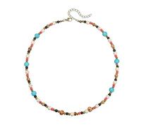 MIFYNN Collana girocollo da uomo con perline e conchiglie puka, in legno di cocco marrone, collana con perline in legno di cocco, regalo per surfisti da spiaggia, Medio, Legno, Non pietra preziosa