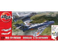 Mig 17F Fresco Douglas A-4b Skyhawk Dogfight Double 1:72 Plastic Model Kit