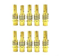 MIG/MAG Torcia di saldatura 15AK Porta ugello a gas con molla per supporto punta di contatto di ricambio compatibile con saldatura MB 15AK (2 pezzi)