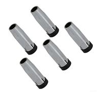 MIG MAG Ugello per torcia di saldatura 24KD MB24 Conico Gas Diffusore Coppa Coppa Parti di Ricambio in Ottone per Saldatura Acciaio Alluminio Confezione da 5 Pezzi