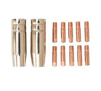 MIG Welding Made Simple - Confezione da 12 contatti in metallo e ugelli protettivi