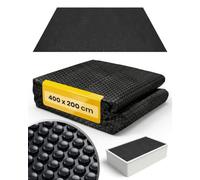 Miganeo Deluxe Telo Solare per Piscina 400x200 cm Rettangolare | Nero | Tagliabile | Telo Termico | Riscaldamento piscina