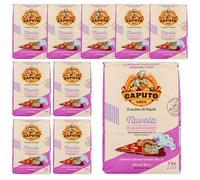 MIGASE Set per pizza - 10 x 1 kg Molino Caputo Nuvola - per la migliore pizza fatta in casa