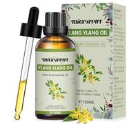 MIGCAPUT Olio Essenziale di Ylang Ylang 100ML, Olio di Ylang Ylang di Grado Terapeutico, 100% Puri Naturale Oli Essenziali di Aromaterapia per Diffusori, Umidificatore, Massaggi, Relax