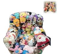MIGEDY Sacco di fagioli for animali di peluche Sacco di fagioli trasparente in PVC impermeabile con cerniera, imbottito for animali di peluche, contenitore for organizzare le stanze