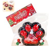 MIGEDY Squishy con Zampa di Gatto di Natale, Giocattolo Squishy Taba con Zampa di Gatto Grande, Giocattolo di Natale con Zampa Grande for alleviare Lo Stress, Morbido e ad Alta resilienza(A)