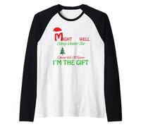 Might As Well Sleep Under The Tree Shirt Christmas Pajamas Maglia con Maniche Raglan