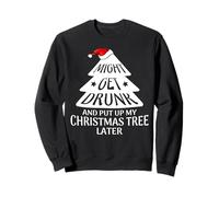 Might Get Drunk And Put Up My Christmas Tree Later Christmas Felpa
