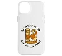 Might Have To Call In Silly Today Funny Goose Retro Custodia per iPhone 14 Plus