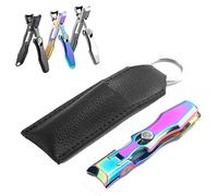 Mighty Clip Nail Clippers, Mighty Clip Nail Clippers, German Nail Clippers for Men and Women, Stainless Steel Nail Clippers for Men, Mighty Clipper Sets for Thick Toenails (Colorful-A)