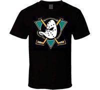 Mighty Ducks Anaheim Logo Hockey Tee Shirt Tshirt Men's3XL