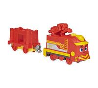 Mighty Express trenino motorizzato Nate con attrezzo di lavoro e vagone merci, giocattoli per bambini 3+