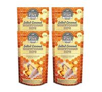 Mighty Fine Sweets - Salato al latte e cioccolato a nido d'ape, 90 g (confezione da 4)