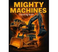 Mighty Machines: Coloring Book