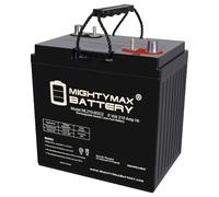 Mighty Max Battery Batteria di ricambio 6 V 210 AH Dual Terminal SLA compatibile con BCI Group GC2 Deep Cycle AGM Scrubber