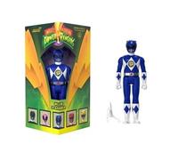 Mighty Morphin Power Rangers Blu Triangolo Scatola 3 3/4-Inch Reaction Figura