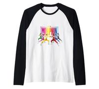 Mighty Morphin Power Rangers È Tempo di morfina Maglia con Maniche Raglan