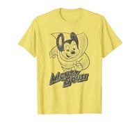 Mighty Mouse Mighty Sketch Maglietta, Uomo, Limone, 3XL