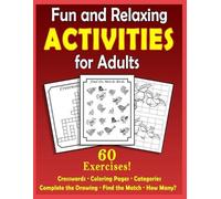 Mighty Oak Books Fun and Relaxing Activities for Adults (Tascabile)