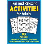 Mighty Oak Books Fun and Relaxing Activities for Adults (Tascabile)