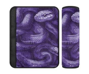 Mighty Red-Eared Slider Snake rettile viola 2 pz cintura di sicurezza protezione rilascio stress al collo e alle spalle per borsa Protector para cinturón de carro