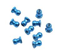 MIGHTY SCAPERS 10 Pacchetti 5mm Aluminum Ball Nuts Blue - Hardware Leggero per DIY Robotics 3D Printers e Piccole Assemblee Meccaniche