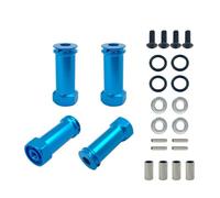 MIGHTY SCAPERS 12mm Wheel Hex Hub Drive Adapter Long 30mm Extension Combiner Coupler Compatibile con 144001, 124019, A959 RC Car Upgrade Parts(Blue)