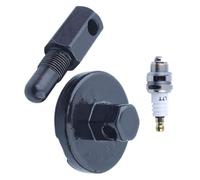 MIGHTY SCAPERS 14MM Piston Stop e Clutch Flywheel Removal Tool Kit Compatibile con 45/52/58 e Simili Catene di Gas di 2 cicli