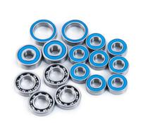 MIGHTY SCAPERS 16PCS Blue Sealed Bearings per RC Crawler 1/10 Scale 2 Ar44 Assi