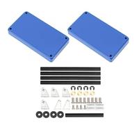 MIGHTY SCAPERS 2-Tier Mobile Tools Storage Trolley Compatibile con 1/8 1/10 1/12 1/16 Scale RC Model Cars per Workshop Garage Repair e Storage Parts Organizzazione(Blue)