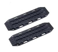 MIGHTY SCAPERS 2Pcs 133x39mm Plastic Sand Ladder Recovery Boards Compatibile con 1:10 Scale RC Crawler Cars con -6 Gen8 Yikong(Black)