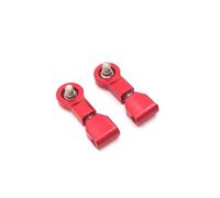 MIGHTY SCAPERS 2Pcs Metal Adjustable Front And Rear Up Swing Arm Parts Compatibile con 1/28 Q9 RC Car Modelli(Red)