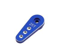 MIGHTY SCAPERS 31MM 25-Doth Servo Arm Steering Horn Compatibile con, 1/10 RC Crawler Trucks, Futaba, Savox, Emax, Servo Motors(Blue)