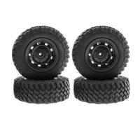 MIGHTY SCAPERS 4pcs 75mm RC Pneumatici per Veicoli di Scala 1/12 - Compatibile con MN D91 D96 D99 MN90 MN98 MN99S Set di Ruote di Sostituzione
