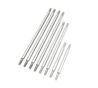 MIGHTY SCAPERS 8 Pezzi in Acciaio Inossidabile Pull Rod Link Set per 1/10 RC Crawler Car - 324mm Wheelbase Replacement Parts