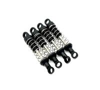 MIGHTY SCAPERS Absorbente dello Shock di Metallo per 1/12 Scale RC Car - Pezzi di Sospensione di Sostituzione compatibili con i Modelli Mn78 (Rio/Nero/Silver)(Black)