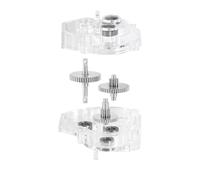 MIGHTY SCAPERS Acrile Complet Transmission Compatibile con 1/18 Scale RC Crawler Upgrade Parts, Include Ghetto in Acciaio Inossidabile(Underdrive Gear)