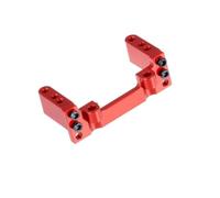 MIGHTY SCAPERS Aluminum Servo Mount Adjustabile Compatibile con 1/24 RC Crawler FMS Wagon, Smasher V2, K5 Accesso di aggiornamento(Red)