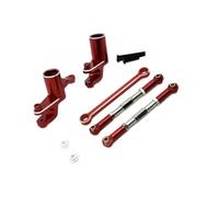 MIGHTY SCAPERS Assemblaggio a Guida di Metallo per 1/12 RC Car - Compatibile con Modelli UD1201 UD1202 UD-12PRO - Red Blue Black Options(Red)